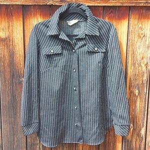 Edwards Vintage Sparkle pinstripes Blazer